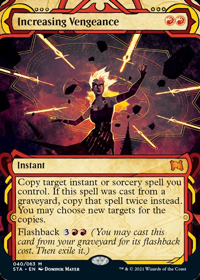 Increasing Vengeance (Foil Etched) [Strixhaven: Mystical Archive]