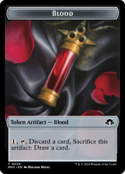 Eldrazi Spawn // Blood Double-Sided Token [Modern Horizons 3 Tokens]