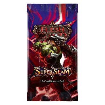 super slam booster box combo deal Revered heroes command crowd respect while Reviled heroes play dirty for the win Flesh and Blood Super