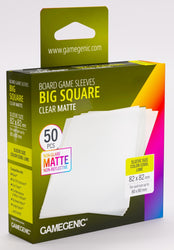 Gamegenic Matte Board Game Sleeves - Size Code LIME - Big Square Sized/Werewolves/Jungle Speed (82mm x 82mm) (50 Sleeves Per Pack)