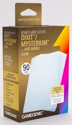 Gamegenic Prime Board Game Sleeves - Size Code SAND - Dixit/Mysterium (81mm x 122mm) (90 Sleeves Per Pack)