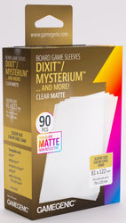 Gamegenic Matte Board Game Sleeves - Size Code SAND - Dixit/Mysterium (81mm x 122mm) (90 Sleeves Per Pack)
