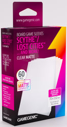Gamegenic Matte Board Game Sleeves - Size Code MAGENTA - Scythe/Lost Cities (72mm x 112mm) (60 Sleeves Per Pack)