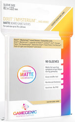 Gamegenic Matte Board Game Sleeves - Size Code SAND - Dixit/Mysterium (81mm x 122mm) (90 Sleeves Per Pack)