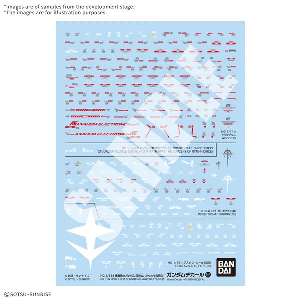 Gundam Decal 143 Mobile Suit Gundam Hathaway Multiuse