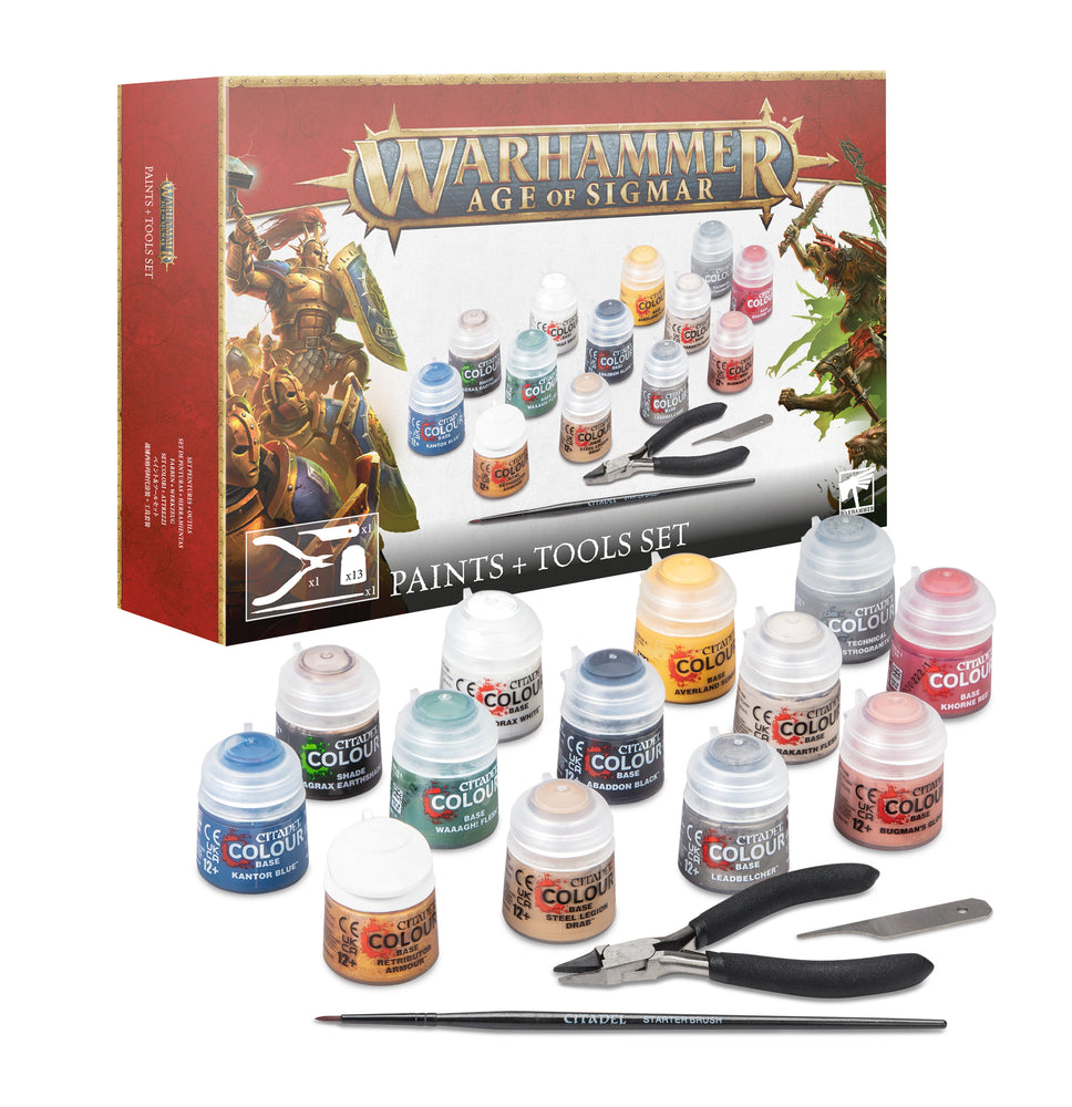 Warhammer Age of Sigmar - Paints + Tools Set (2024)