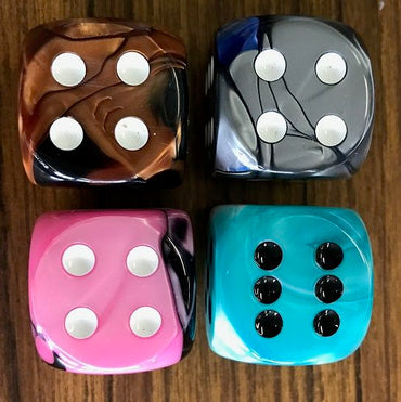 Chessex 30mm Large Size D6 With Pips (Assorted)
