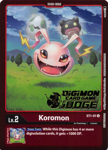 Koromon [ST1-01] (Judge Pack 2) [Starter Deck: Gaia Red Promos]