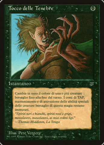 Touch of Darkness [Legends] - Lightly Played, Italian