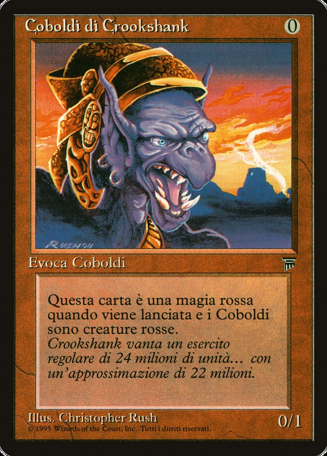 Crookshank Kobolds [Legends] - Lightly Played, Italian