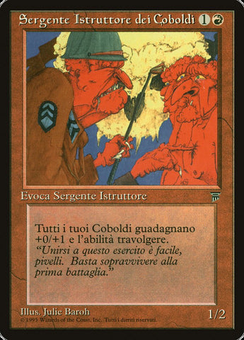 Kobold Sergeant [Legends] - Lightly Played, Italian