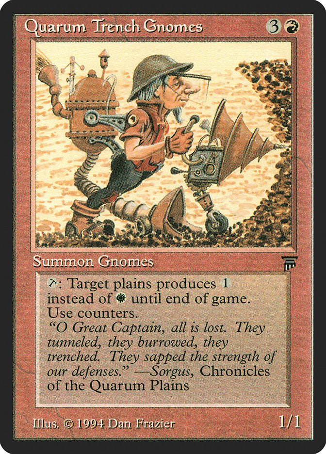 Quarum Trench Gnomes [Legends] - Lightly Played, Italian