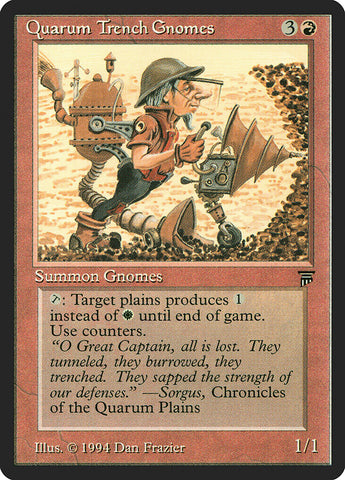 Quarum Trench Gnomes [Legends] - Lightly Played, Italian