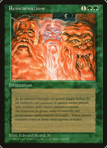 Reincarnation [Legends] - Lightly Played, Italian