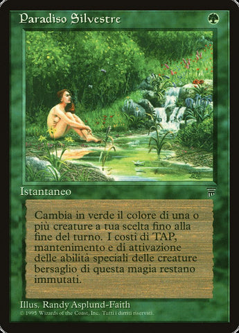 Sylvan Paradise [Legends] - Lightly Played, Italian