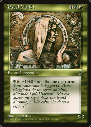Pavel Maliki [Legends] - Lightly Played, Italian