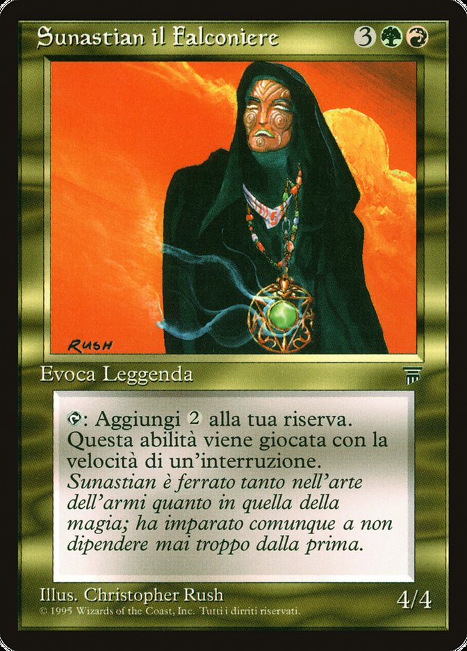 Sunastian Falconer [Legends] - Lightly Played, Italian