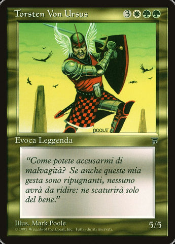 Torsten Von Ursus [Legends] - Lightly Played, Italian