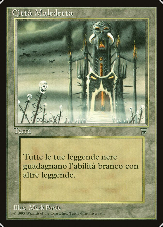 Unholy Citadel [Legends] - Lightly Played, Italian
