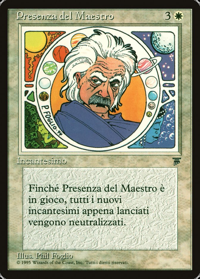 Presence of the Master [Legends] - Lightly Played, Italian
