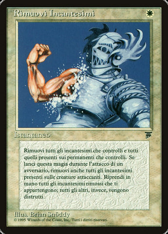 Remove Enchantments [Legends] - Lightly Played, Italian