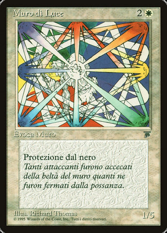 Wall of Light [Legends] - Lightly Played, Italian