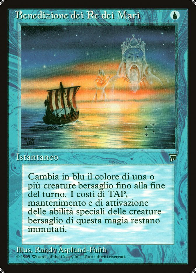 Sea Kings' Blessing [Legends] - Lightly Played, Italian