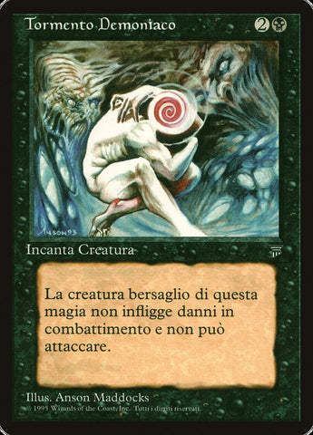 Demonic Torment [Legends] - Lightly Played, Italian
