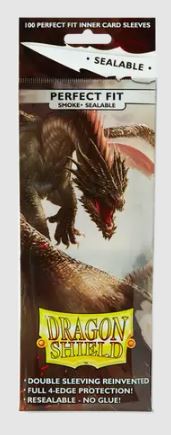 Dragon Shield - Perfect Fit Inner Sleeves (Sealable Smoke)