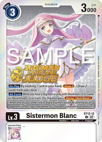Sistermon Blanc [ST12-12] (Judge Pack 5) [Starter Deck: Jesmon Promos]