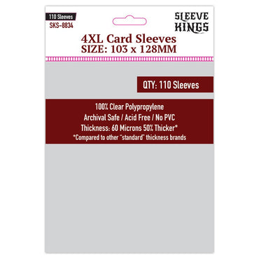 Sleeve Kings - 4XL Card Sleeves (103mm x128mm) (110ct)