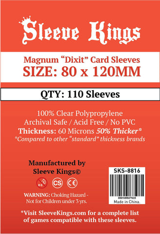 Sleeve Kings - Magnum "Dixit" Card Sleeves (80mm x120mm) (110ct)