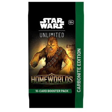 Star Wars Unlimited - Homeworlds Carbonite Booster Pack