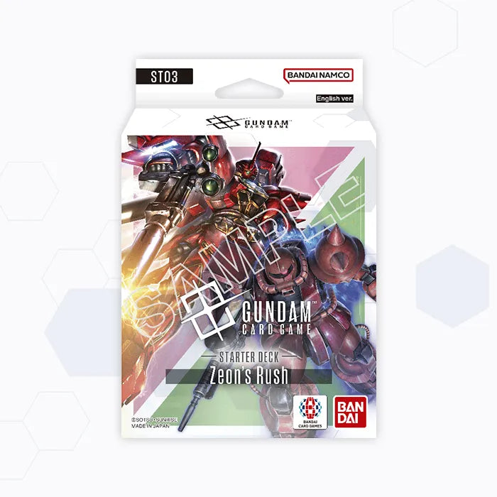 Gundam Card Game - Zeon's Rush (ST03) Starter Deck
