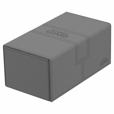 Ultimate Guard Twin Flip n Tray 200+ XenoSkin Monocolor Deck Box (Grey)