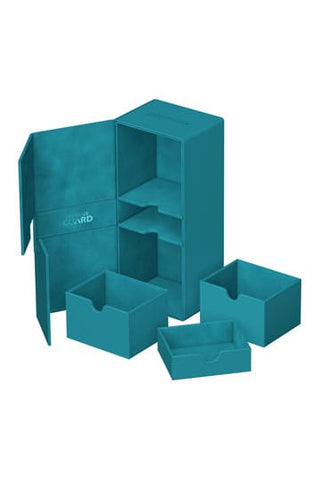 Ultimate Guard Twin Flip n Tray 266+ Xenoskin Deck Box (Petrol)