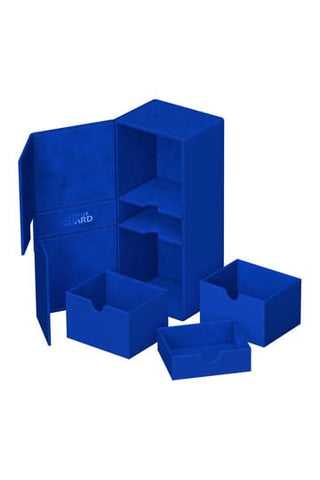 Ultimate Guard Twin Flip n Tray 266+ Xenoskin Deck Box (Blue)