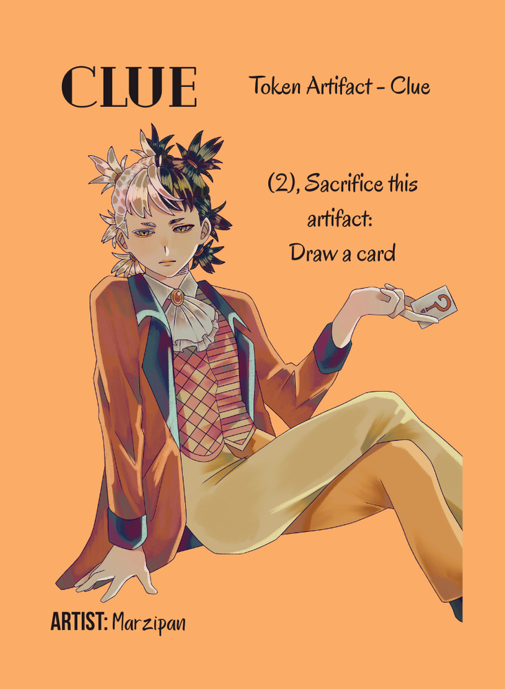 Clue Token (Orange) - By Marzipan