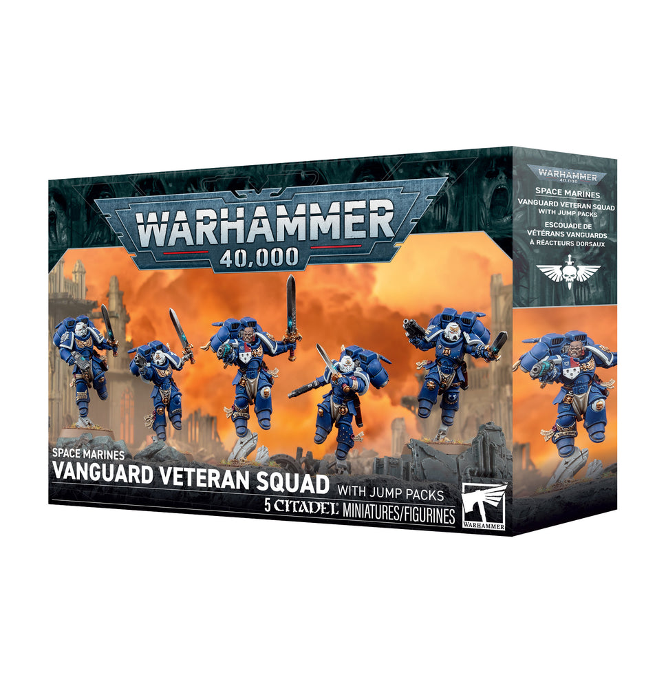 Space Marines - Vanguard Veteran Squad with Jump Packs