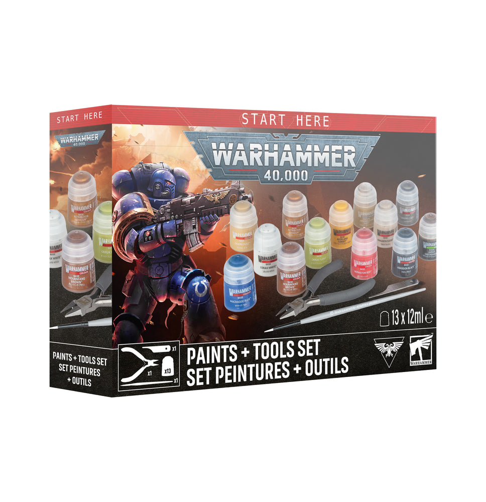Warhammer 40,000 - Paints + Tools Set (2026)