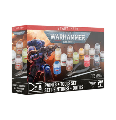 Warhammer 40,000 - Paints + Tools Set (2026)