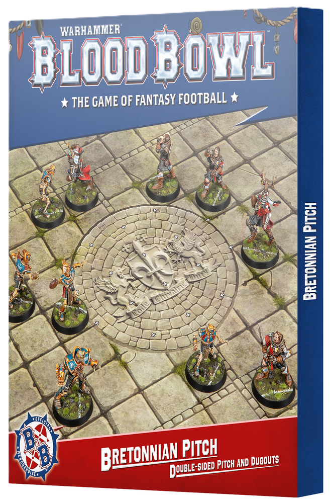 Blood Bowl - Bretonnian Team Pitch and Dugouts