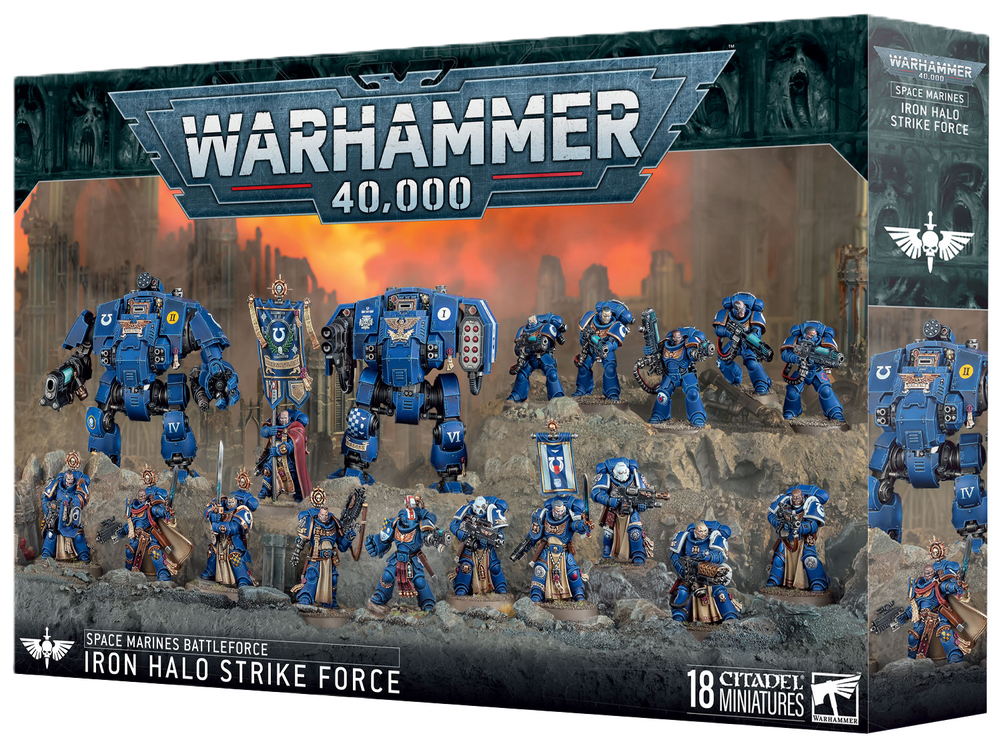 Space Marines Battleforce - Iron Halo Strike Force