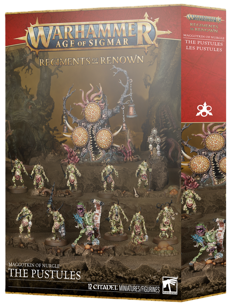 Maggotkin of Nurgle - Regiments of Renown - The Pustules