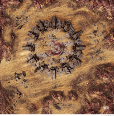 Star Wars Legion - Desert Ruins Game Mat