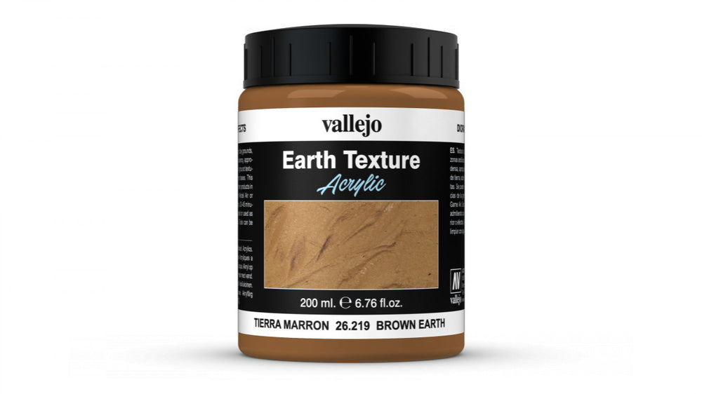 Vallejo Diorama Effects - Earth Texture - Brown Earth - 200ml