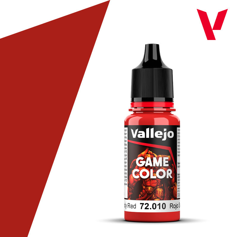 Vallejo 72010 Game Colour Bloody Red 17 ml Acrylic Paint