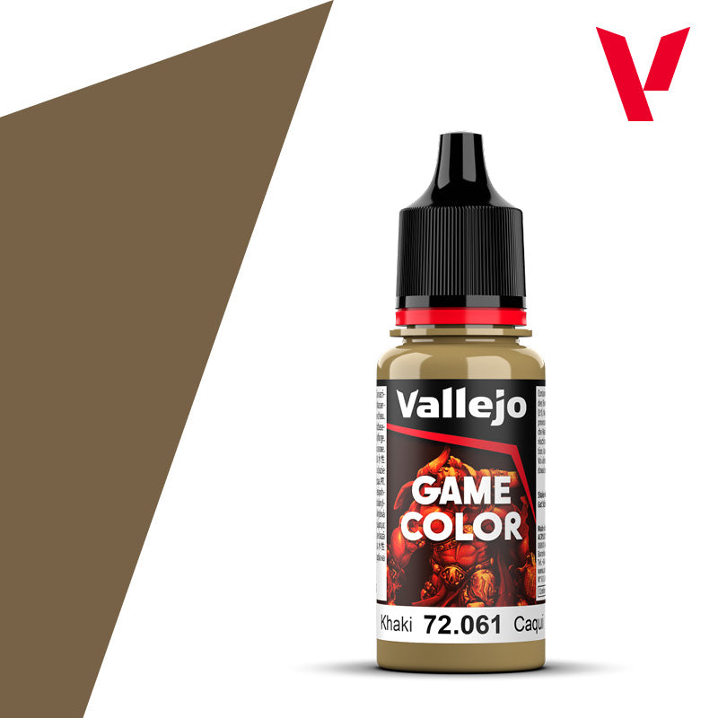 Vallejo 72061 Game Colour Khaki 17 ml Acrylic Paint