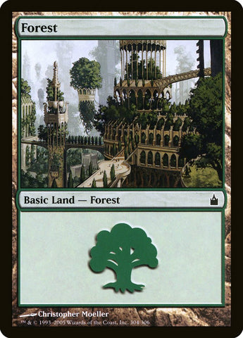 Forest (304) [Ravnica: City of Guilds]