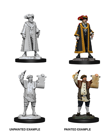 Mayor and Town Crier Pathfinder Miniature